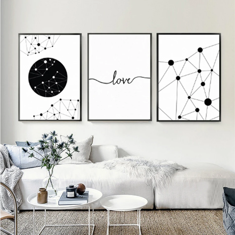 Minimalist Poster Geometric Love Canvas Painting Black and White Print Nordic Wall Art Picture for Living Room Office Home Decor
Minimalist Poster Geometric Love Canvas Painting Black and White Print Nordic Wall Art Picture for Living Room Office Home Decor