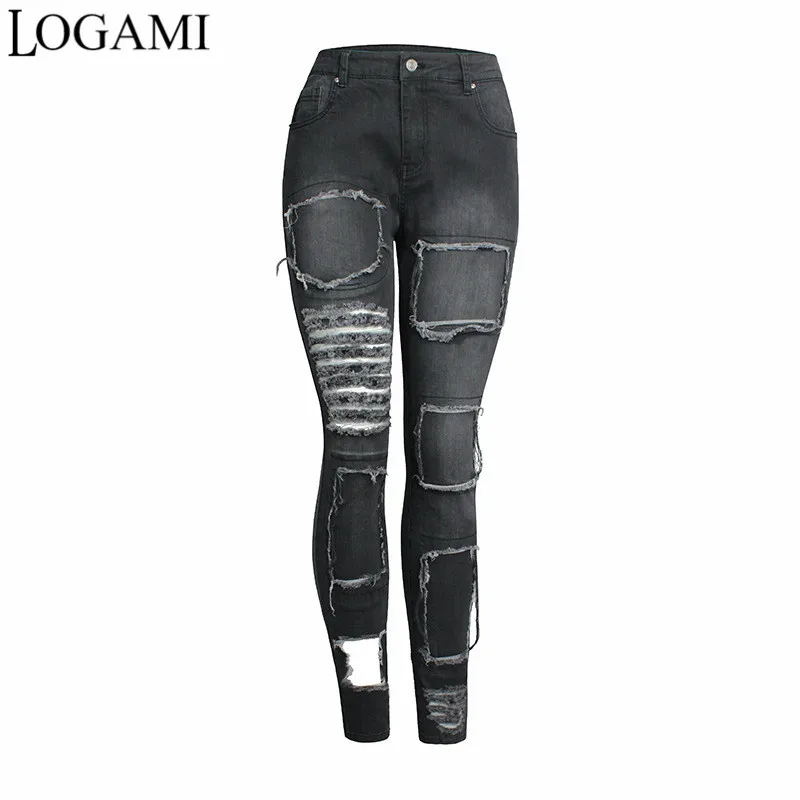 LOGAMI Skinny Denim Jeans Women 2018 New Arrival Ripped Destroyed Jeans Pants Woman
LOGAMI Skinny Denim Jeans Women 2018 New Arrival Ripped Destroyed Jeans Pants Woman