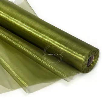 25meter x 29cm Olive Green Sheer Organza Roll Fabric DIY Wedding Party Chair Sash Bows Table Runner Swag Decor
25meter x 29cm Olive Green Sheer Organza Roll Fabric DIY Wedding Party Chair Sash Bows Table Runner Swag Decor