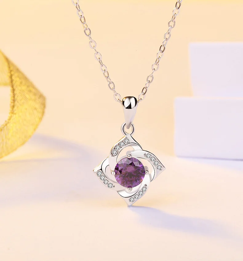 S925 Silver Jewelry Women's Wedding Fashion Four Leaf Design Crystal Zircon Pendant Christmas Valentine's Day Gift
S925 Silver Jewelry Women's Wedding Fashion Four Leaf Design Crystal Zircon Pendant Christmas Valentine's Day Gift