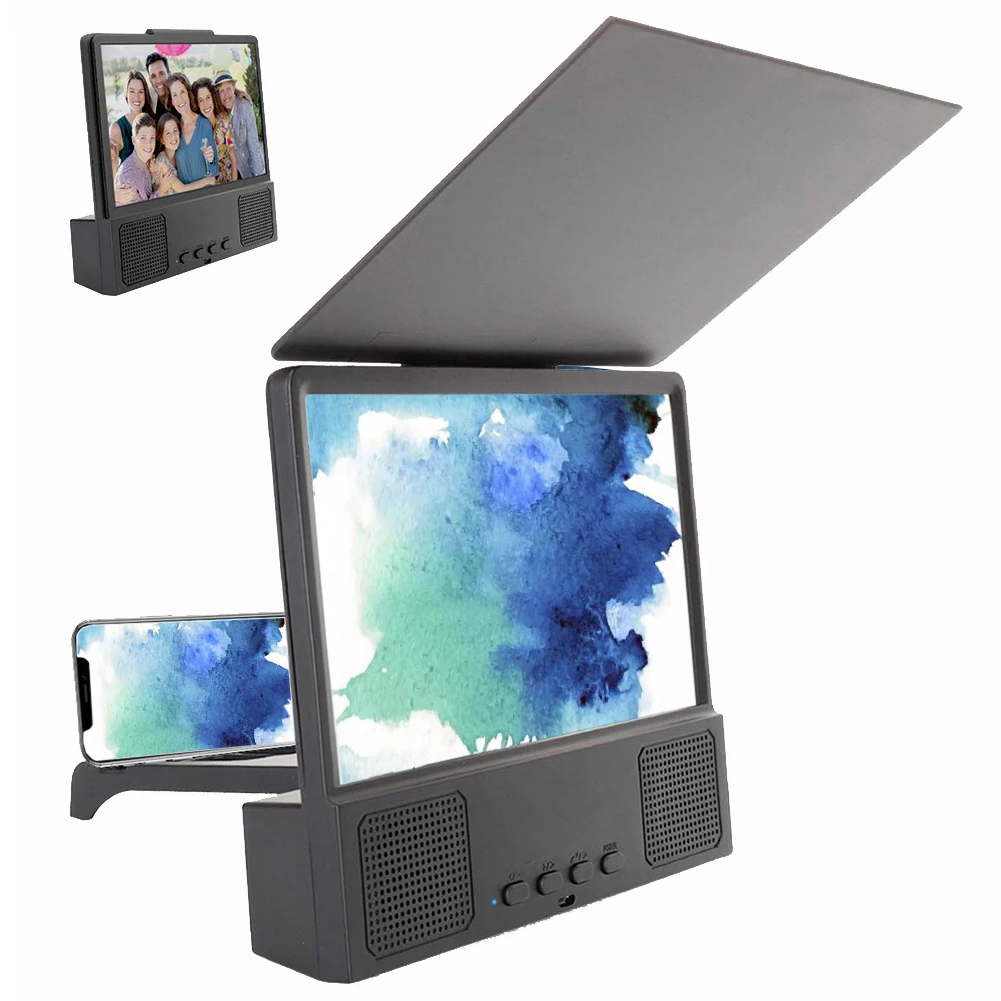 Amplifier Display Mobile Phone Universal Foldable Bracket With Speaker 3D HD Enlarged Screen Magnifier Holder Projector Home
Amplifier Display Mobile Phone Universal Foldable Bracket With Speaker 3D HD Enlarged Screen Magnifier Holder Projector Home