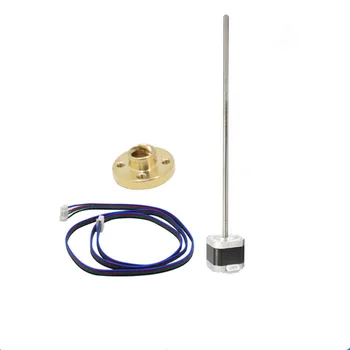 KeePang Nema 17 42 Linear Stepper Motor + 4 pin DuPont Cable + T8 Trapezoidal Lead Screw 300MM Nut Kit For 3D Printer Part Motor
KeePang Nema 17 42 Linear Stepper Motor + 4 pin DuPont Cable + T8 Trapezoidal Lead Screw 300MM Nut Kit For 3D Printer Part Motor