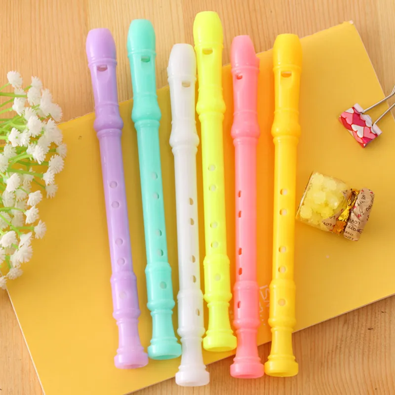 2Pcs Kawaii Cartoon Flute Shape Gel Pens Stationery School Supplies Office Accessories papelaria Musical Instruments Cute Pens
2Pcs Kawaii Cartoon Flute Shape Gel Pens Stationery School Supplies Office Accessories papelaria Musical Instruments Cute Pens