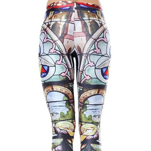 Women's Stained Glass Leggings 2XL (2)