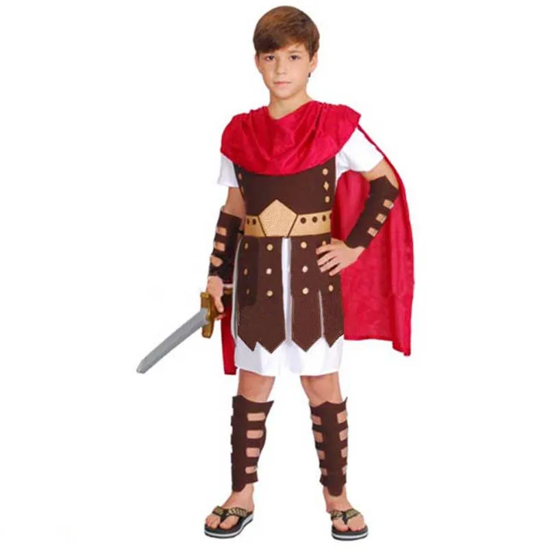 Детский костюм для косплея мальчика в стиле древнего римского Италии |