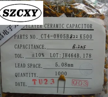 each 2000PCS New and original 10% 50V 822 8.2NF foot 5.08MM 103PF 223PF 153PF 683PF
each 2000PCS New and original 10% 50V 822 8.2NF foot 5.08MM 103PF 223PF 153PF 683PF