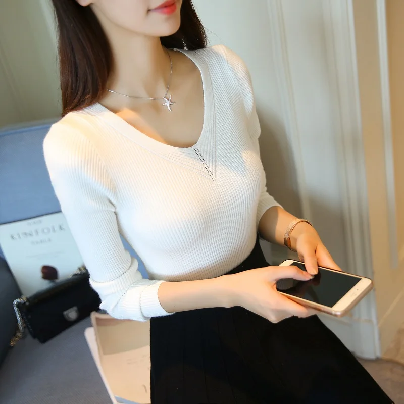 OHCLOTHING 2019 NEW fall fashion sweater collar female long sleeved V slim slim shirt sleeve head stretch sweater coat
OHCLOTHING 2019 NEW fall fashion sweater collar female long sleeved V slim slim shirt sleeve head stretch sweater coat