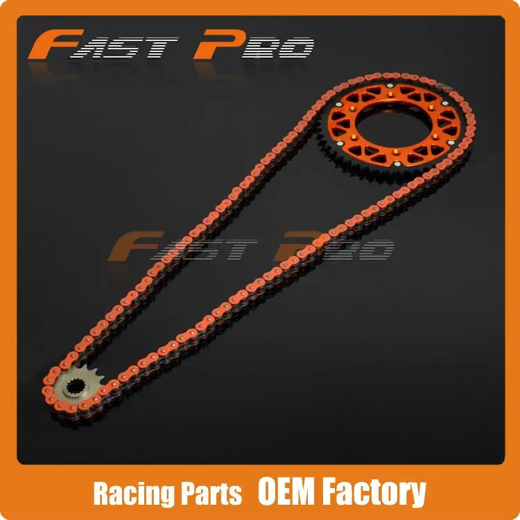 Orange 120L Chain Front Rear Sprockets Set For KTM EXC EXCF SX SXF SXS XC XCW XCF XCFW MX MXC LC4 SMR Six Days Motocross Enduro
Orange 120L Chain Front Rear Sprockets Set For KTM EXC EXCF SX SXF SXS XC XCW XCF XCFW MX MXC LC4 SMR Six Days Motocross Enduro