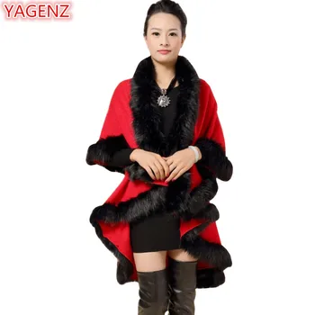YAGENZ High-quality Knit Sweaters Coat Autumn Jacket Women's Clothing Fashion Long Section Knitting Double Layer Cloak Shawl 513
YAGENZ High-quality Knit Sweaters Coat Autumn Jacket Women's Clothing Fashion Long Section Knitting Double Layer Cloak Shawl 513