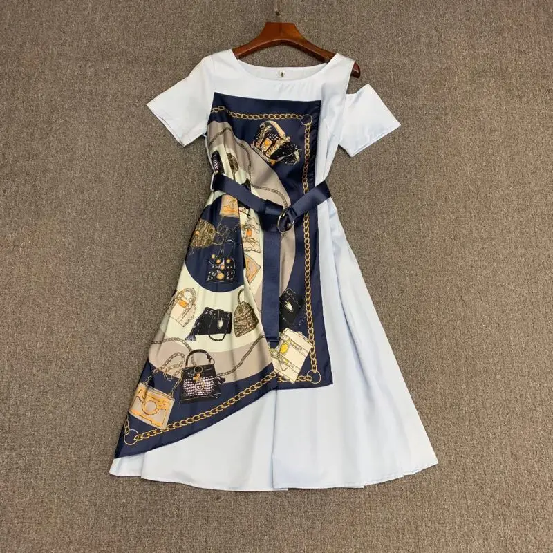 WD06200 High quality New Fashion Women 2019 Summer Dress Luxury famous Brand European Design party style dress
WD06200 High quality New Fashion Women 2019 Summer Dress Luxury famous Brand European Design party style dress