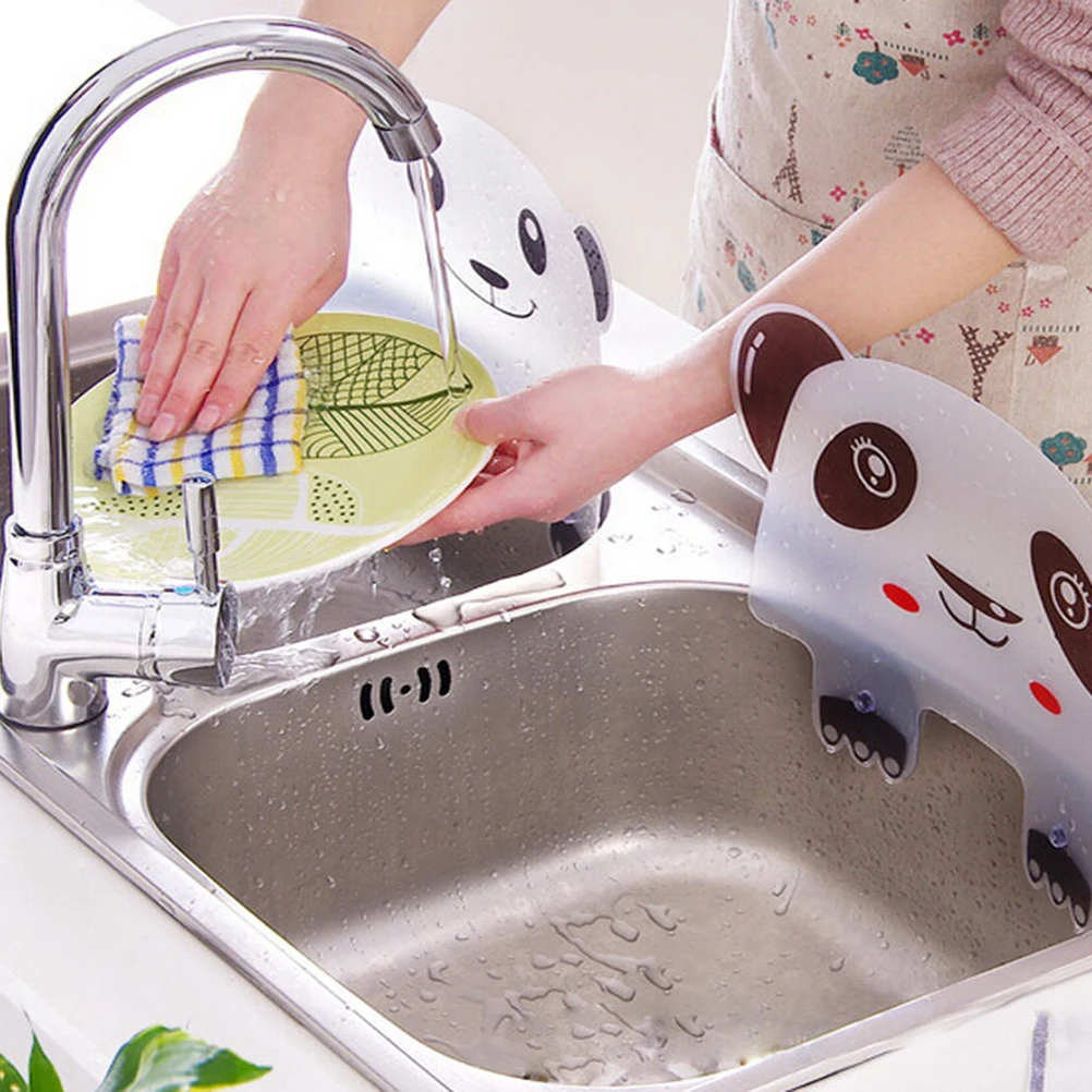 Random Color Cute Panda Shape Sink Water Splash Pool Impermeable Baffle Plate Gadget Suction Cups Rack Kitchen Tools
Random Color Cute Panda Shape Sink Water Splash Pool Impermeable Baffle Plate Gadget Suction Cups Rack Kitchen Tools
