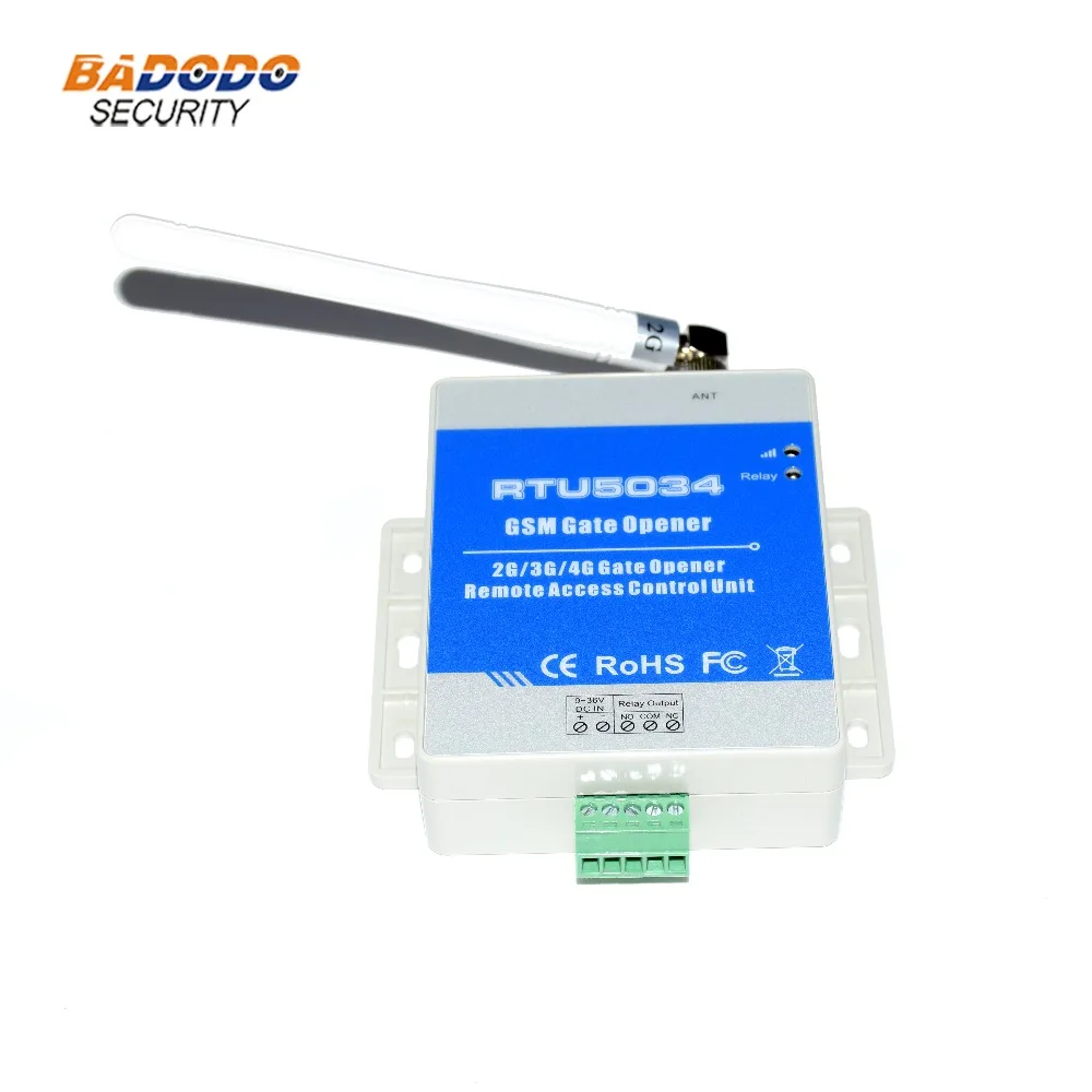 GSM 3G APP SMS remote control single relay switch GSM gate opener RTU5034 for sliding swing garage Gate door Opener
GSM 3G APP SMS remote control single relay switch GSM gate opener RTU5034 for sliding swing garage Gate door Opener