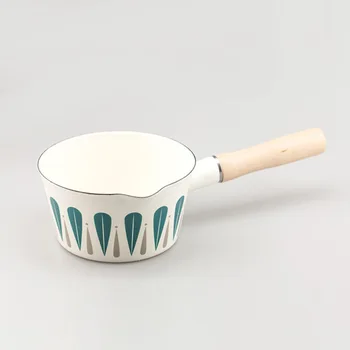 Japanese-style Solid Wood Single-handle Enamel Milk Pot Soup Pot Boiled Egg Pot Noodle Pot Is Better Than Stainless Steel
Japanese-style Solid Wood Single-handle Enamel Milk Pot Soup Pot Boiled Egg Pot Noodle Pot Is Better Than Stainless Steel