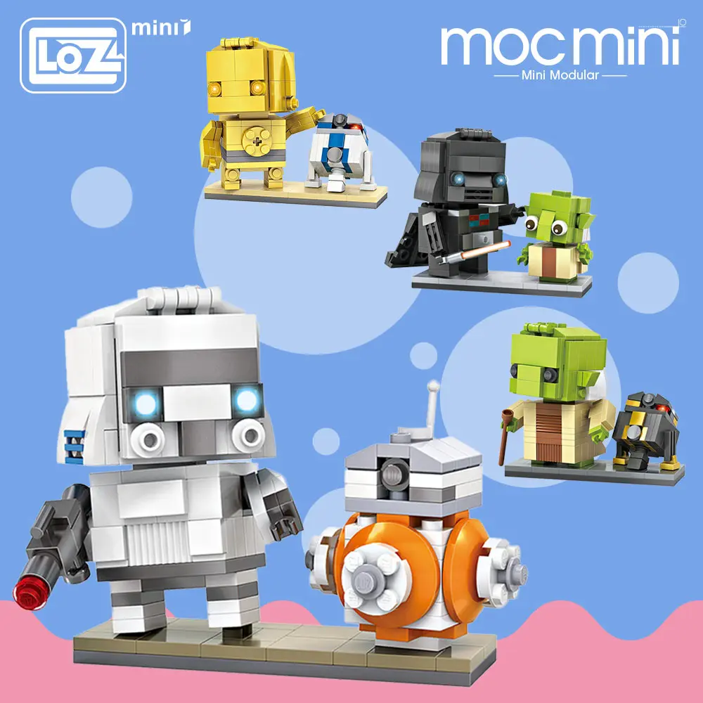 LOZ мини-блок фигурка робота аниме модель сборный домик игрушки DIY набор игрушка