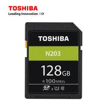 

TOSHIBA SD Card 128GB 64GB SDXC 32GB SDHC UHS-I U1 Flash Memory SD Card Class10 100MB/S Camera Card For Full HD Digital SLR