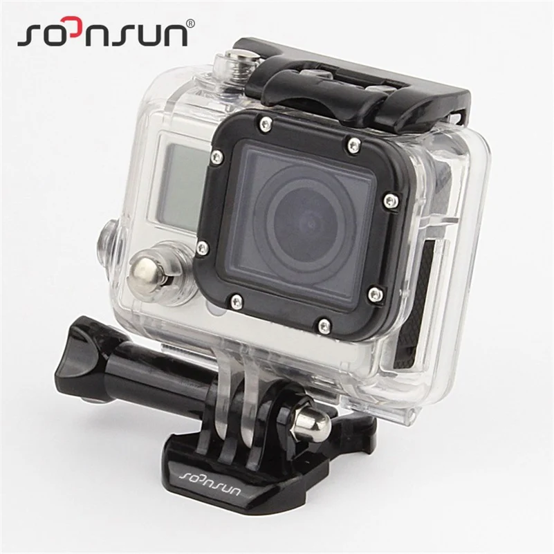 SOONSUN Skeleton Housing Case Side Open Protective Cover with Lens Side-opening for GoPro Hero 3 For Go Pro Hero3 Accessories
SOONSUN Skeleton Housing Case Side Open Protective Cover with Lens Side-opening for GoPro Hero 3 For Go Pro Hero3 Accessories