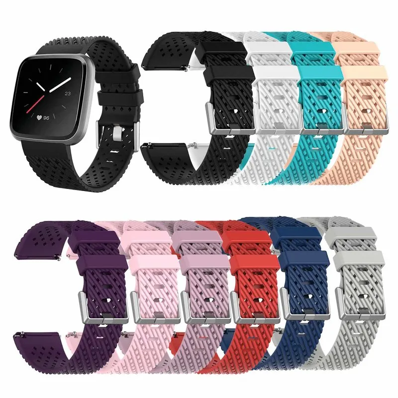 New Fitness Watch Breathable Silicone Sports Band for Apple Watch 4 3 2 1 Rubber Strap Bands for Nike+ Iwatch 4 3 Fitbit Versa
New Fitness Watch Breathable Silicone Sports Band for Apple Watch 4 3 2 1 Rubber Strap Bands for Nike+ Iwatch 4 3 Fitbit Versa