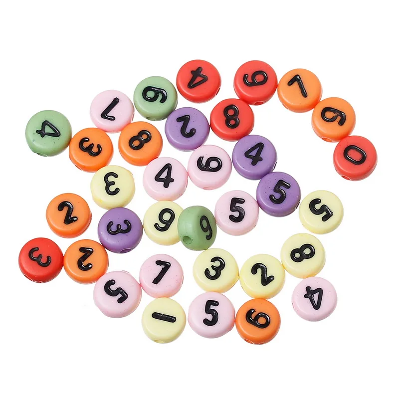 DoreenBeads Acrylic Spacer Beads Round Mixed Number Pattern About 7mm( 2/8") Dia, Hole: Approx 1.2mm, 150 PCs
DoreenBeads Acrylic Spacer Beads Round Mixed Number Pattern About 7mm( 2/8") Dia, Hole: Approx 1.2mm, 150 PCs