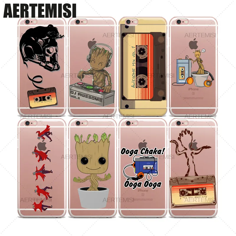 Aertemisi Clear TPU Case Cover for iPhone 5 5s SE 6 6s 7 Plus Guardians of the Galaxy Awesome Mix Vol.1 Star-Lord Peter Quill
Aertemisi Clear TPU Case Cover for iPhone 5 5s SE 6 6s 7 Plus Guardians of the Galaxy Awesome Mix Vol.1 Star-Lord Peter Quill