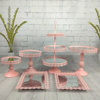 6pcs/ Set Cupcake Bakeware Set Mirror Cake Stand Set Cake Barware Decorating Tools With Crystal
6pcs/ Set Cupcake Bakeware Set Mirror Cake Stand Set Cake Barware Decorating Tools With Crystal