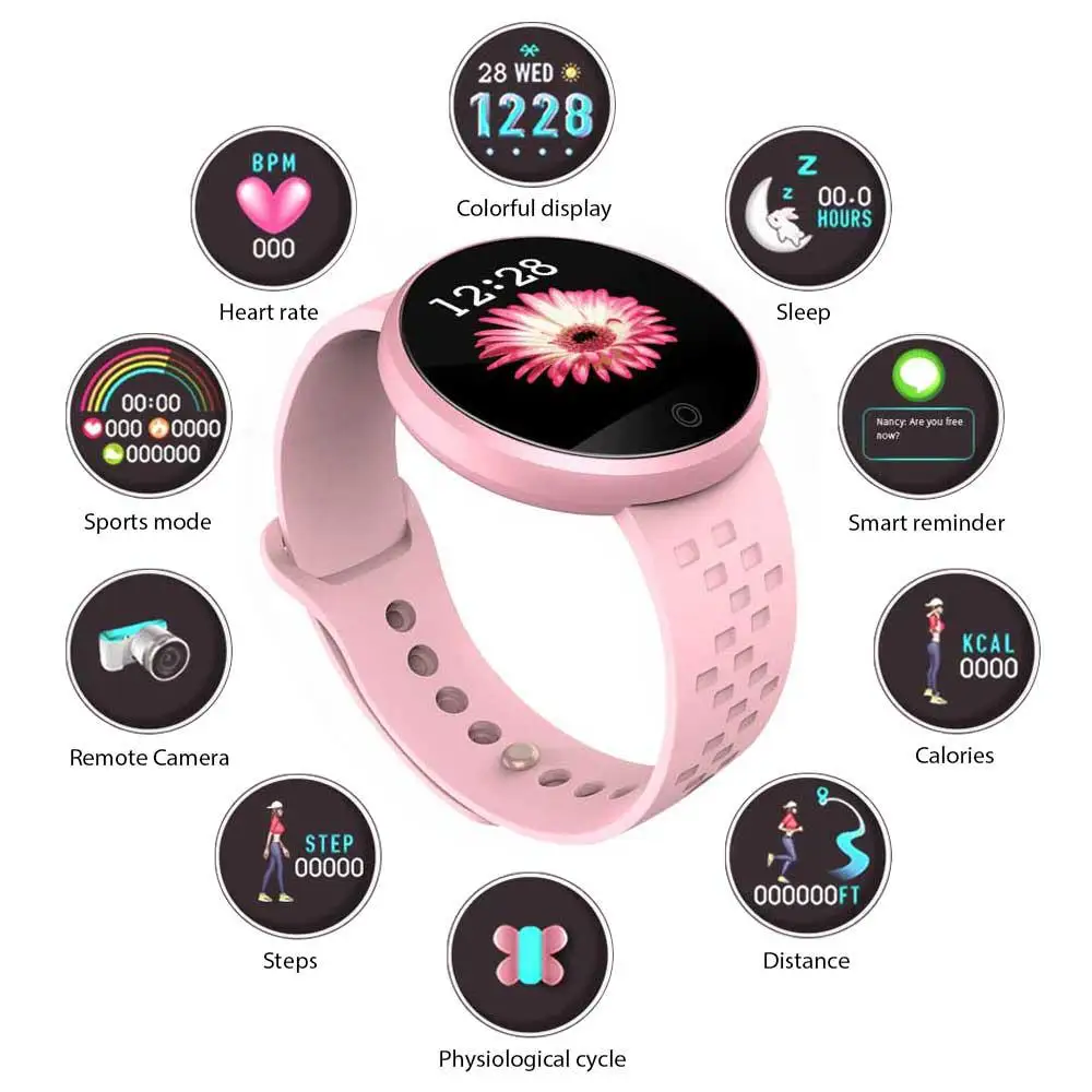 WQ B36 Lady Smart Bracelet/Band Women Physiologica Health Smart Watch Menstrual predictio Heart Rate Monitor Fitness Tracker
WQ B36 Lady Smart Bracelet/Band Women Physiologica Health Smart Watch Menstrual predictio Heart Rate Monitor Fitness Tracker