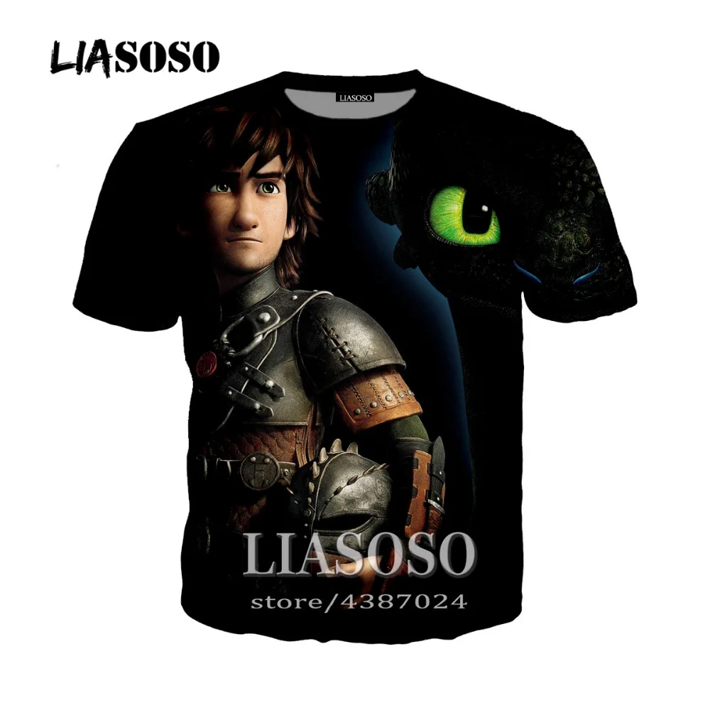 LIASOSO New Harajuku Style Pullover Tee MenWomen Casual T-Shirt Anime How To Train Your Dragon 3D Print Tops Brand Clothing A181
LIASOSO New Harajuku Style Pullover Tee MenWomen Casual T-Shirt Anime How To Train Your Dragon 3D Print Tops Brand Clothing A181