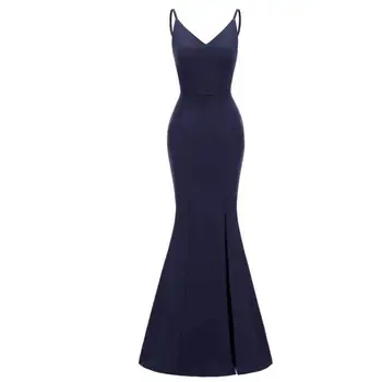 Sexy V Neck Mermaid Bridesmaid Dress Floor Length Backless Brides Maid Dresses High Split Women Formal Prom Party Gowns 05459
Sexy V Neck Mermaid Bridesmaid Dress Floor Length Backless Brides Maid Dresses High Split Women Formal Prom Party Gowns 05459