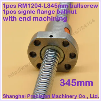 1set 1204 rolled ballscrew + 1pc ballnut Linear motion CNC XYZ Ball screw SFU1204 345mm length with one ballnut + end machining
1set 1204 rolled ballscrew + 1pc ballnut Linear motion CNC XYZ Ball screw SFU1204 345mm length with one ballnut + end machining