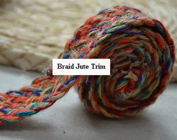25mm x10m Colored Braided Hessian Jute Cotton string burlap Trims Edging gimp Tape Craft Zakka macrame free shipping HOT
25mm x10m Colored Braided Hessian Jute Cotton string burlap Trims Edging gimp Tape Craft Zakka macrame free shipping HOT