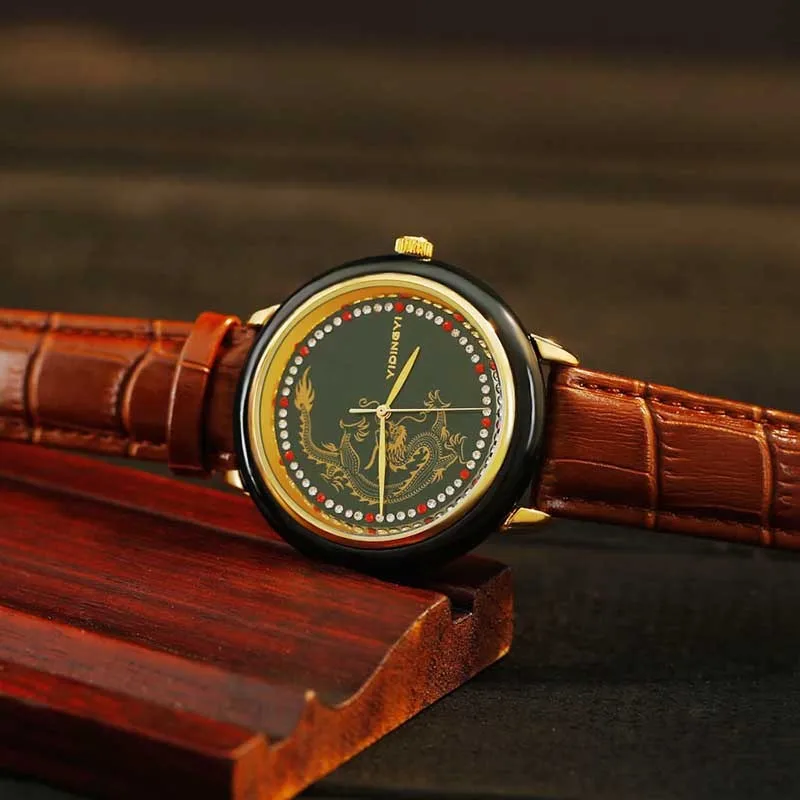 2020 Real Limited Hetian Jade Ink Watches For Men Quartz And Full-automatic Woman Waterproof For Business
2020 Real Limited Hetian Jade Ink Watches For Men Quartz And Full-automatic Woman Waterproof For Business