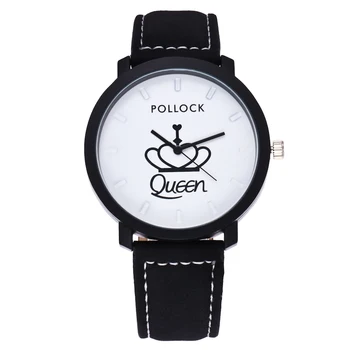 Fashion New Ladies Watch Quartz Timer PU Leather Women Wrist Watches Female Girl QUEEN Clock Black Brown
Fashion New Ladies Watch Quartz Timer PU Leather Women Wrist Watches Female Girl QUEEN Clock Black Brown
