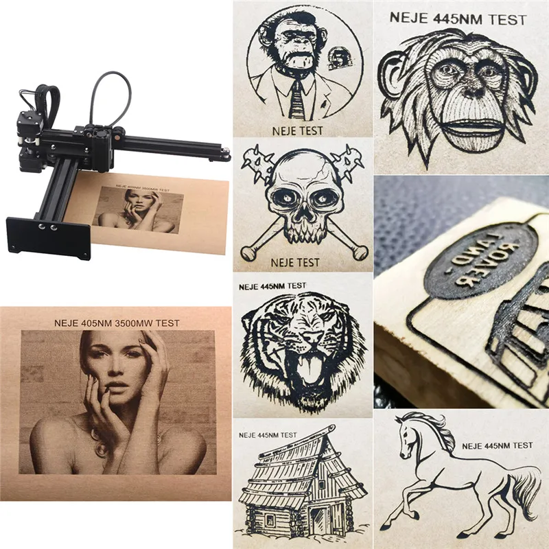 150 X 150mm Engraving Area 3500mw Laser Engraving Machine Support Win7 / Win8 / XP / Win10 / Android APP(neje Scanner) System
150 X 150mm Engraving Area 3500mw Laser Engraving Machine Support Win7 / Win8 / XP / Win10 / Android APP(neje Scanner) System