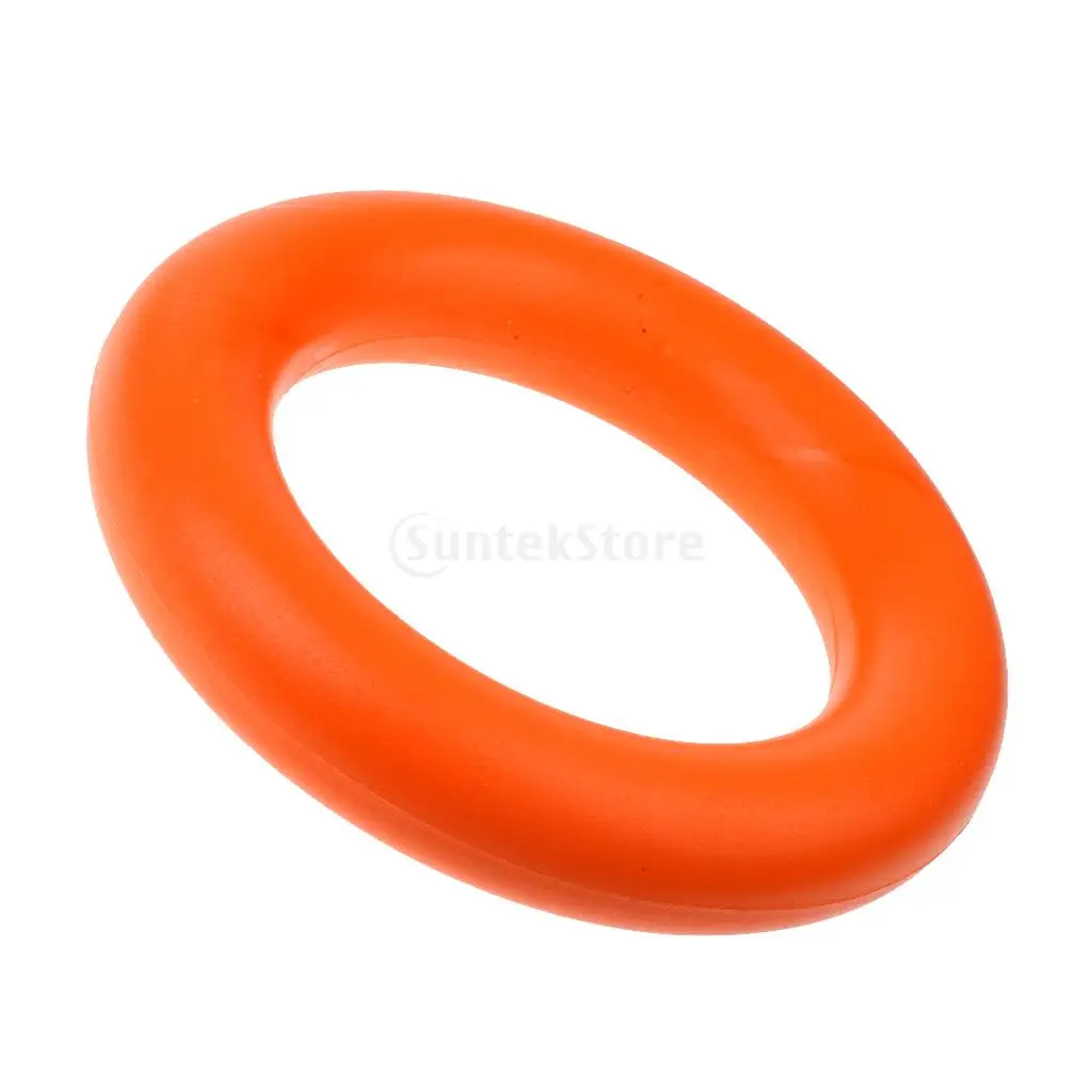 Rubber Emergency Floating Ring Buoy Bracelet Buckle Orange for Life Saving Rope Water Rescue Swimming Diving Boating Fishing