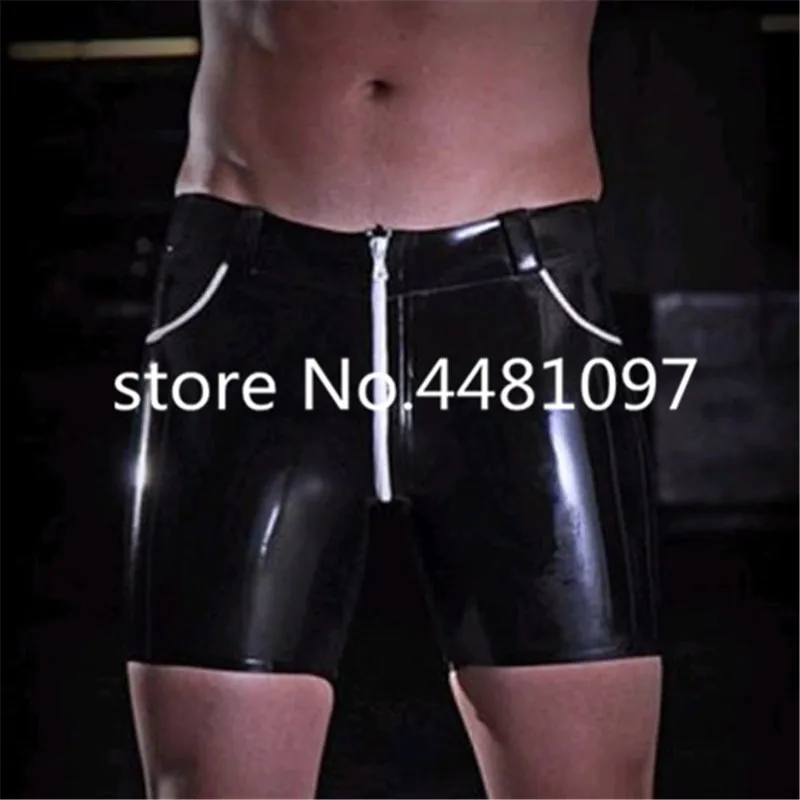 Sexy Latex Rubber Boxer Panties Crotch Zipper with Packet Club Wear Underwear for Men Unique
Sexy Latex Rubber Boxer Panties Crotch Zipper with Packet Club Wear Underwear for Men Unique