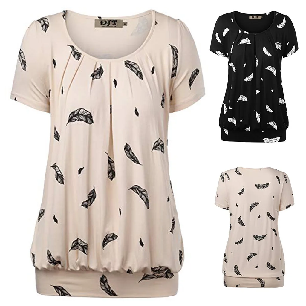 JAYCOSIN Women Summer Simple Casual Loose O-Neck Short Sleeve Print Shirt 2019 New Ladies Shirts Women May17 P35
JAYCOSIN Women Summer Simple Casual Loose O-Neck Short Sleeve Print Shirt 2019 New Ladies Shirts Women May17 P35