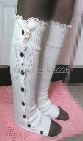 Hot Lady Women Lace edge Leg Warmers Sleeve Knit Stocking Stripe Crochet 55cm Length
Hot Lady Women Lace edge Leg Warmers Sleeve Knit Stocking Stripe Crochet 55cm Length