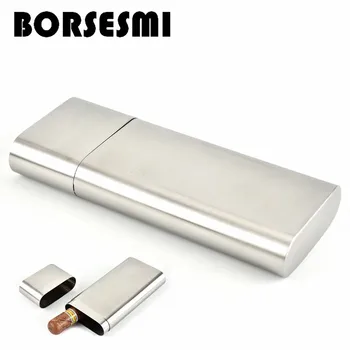 Hot sale Stainless steel 3 cigar tube box portable metal tobacco humidor 3 in 1 smoker tube travel cigar case gadgets
Hot sale Stainless steel 3 cigar tube box portable metal tobacco humidor 3 in 1 smoker tube travel cigar case gadgets
