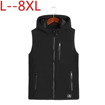8XL 6XL 5XL 4XL Mens Jacket Sleeveless Winter Warm veste homme New Leisure Zipper Hooded Male Fashion Waistcoat chaleco hombre
8XL 6XL 5XL 4XL Mens Jacket Sleeveless Winter Warm veste homme New Leisure Zipper Hooded Male Fashion Waistcoat chaleco hombre