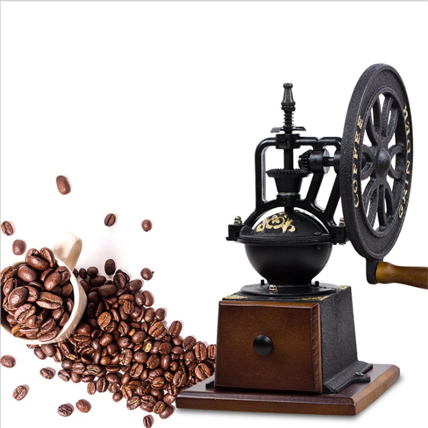 Classical Wooden Manual Coffee Grinder Hand Stainless Steel Retro Coffee Spice Mini Burr Mill With High-quality Ceramic Millston
Classical Wooden Manual Coffee Grinder Hand Stainless Steel Retro Coffee Spice Mini Burr Mill With High-quality Ceramic Millston