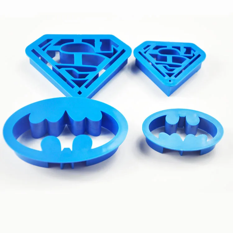 DIY Cake Cutter 4pcs/1set Batman Superman Cookie Supplies Family Baking Biscuit Plastic Embossed Cake Decorations Tools CT028
DIY Cake Cutter 4pcs/1set Batman Superman Cookie Supplies Family Baking Biscuit Plastic Embossed Cake Decorations Tools CT028
