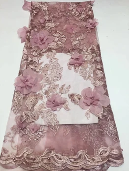 3D Lace Fabric With Beads 5yards New Nigerian Lace Fabric 2019 High Quality 3d Flower Fabric With stones For Dress ZX3103
3D Lace Fabric With Beads 5yards New Nigerian Lace Fabric 2019 High Quality 3d Flower Fabric With stones For Dress ZX3103