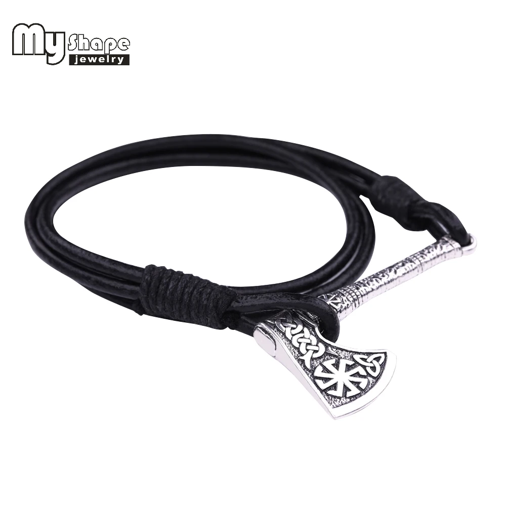 my shape 4 styles Luck Celtics Knots Viking Axe Thor Hammer Pendants Talisman Sun Wheel Amulet leather Bracelets Silver Gold
my shape 4 styles Luck Celtics Knots Viking Axe Thor Hammer Pendants Talisman Sun Wheel Amulet leather Bracelets Silver Gold