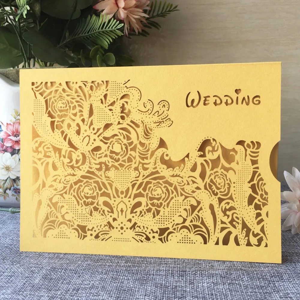 40Pcs/Lot European Style Laser Cut Customizable Wedding Invitation Card Birthday Party Invite Greeting Gift Card
40Pcs/Lot European Style Laser Cut Customizable Wedding Invitation Card Birthday Party Invite Greeting Gift Card