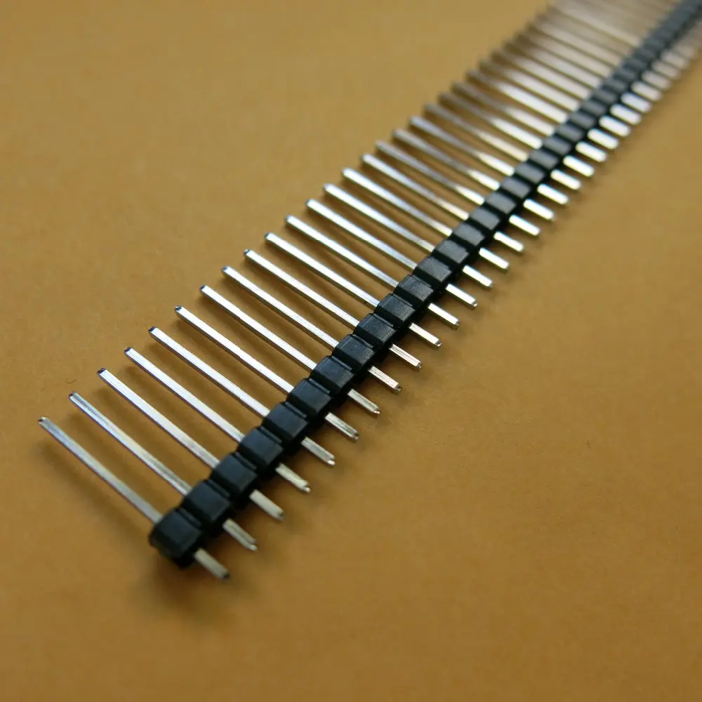 10Pcs/Lot 40 Pin 2.54mm 1x40 pin Heigth=21MM Single Row Male straight male Breakable Pin Header Connector Strip for new
10Pcs/Lot 40 Pin 2.54mm 1x40 pin Heigth=21MM Single Row Male straight male Breakable Pin Header Connector Strip for new
