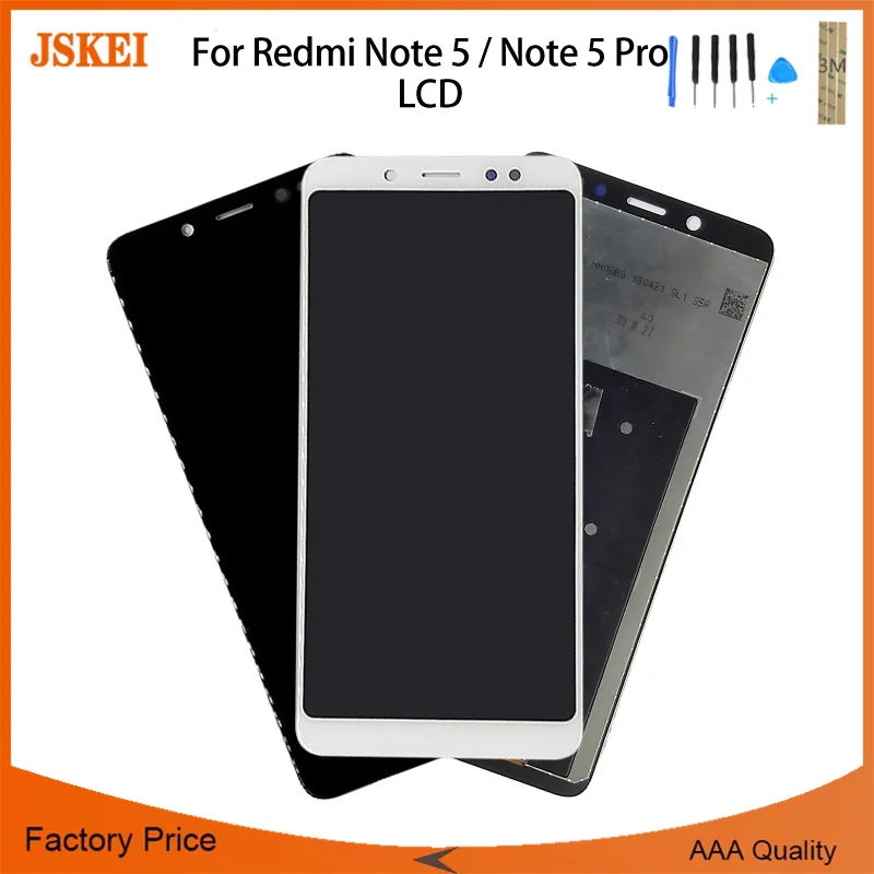 100% test Replacement For Xiaomi For Redmi Note 5 Pro 5.99'' LCD Display Touch Screen Digitizer Assembly No Dead Pixe
100% test Replacement For Xiaomi For Redmi Note 5 Pro 5.99'' LCD Display Touch Screen Digitizer Assembly No Dead Pixe