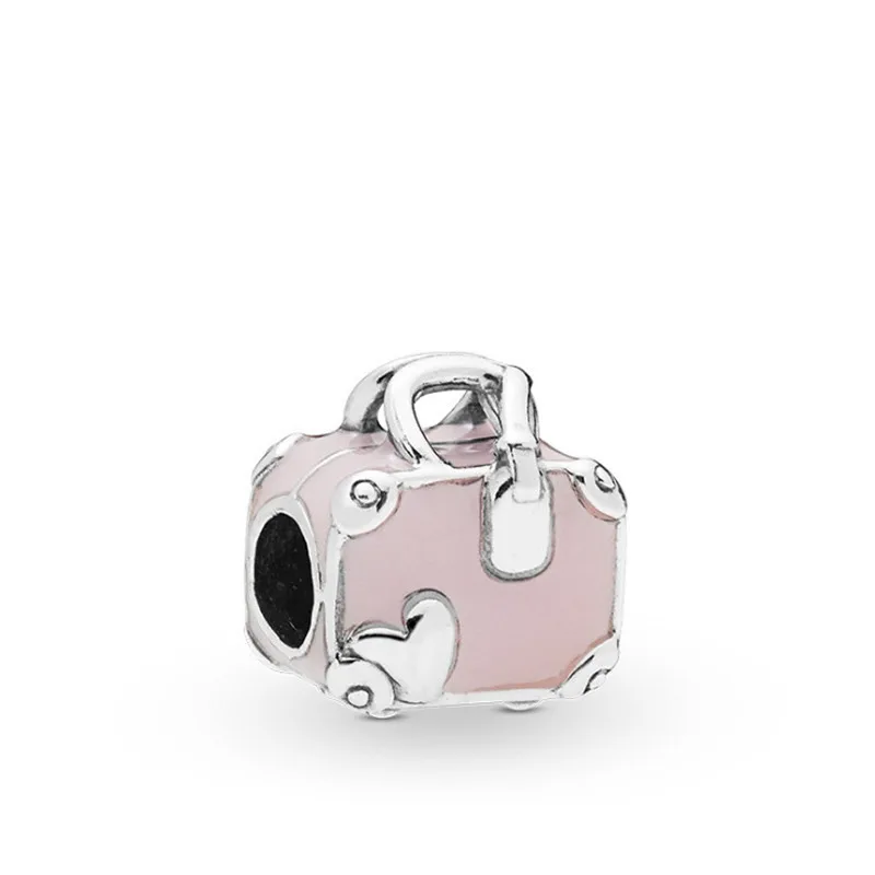 Pink Suitcase Oil DIY Jewelry Charms Fashion Beads Fit Pandoraa Bracelet & Necklaces Pendant Beads Jewelry Making Women Gifts
Pink Suitcase Oil DIY Jewelry Charms Fashion Beads Fit Pandoraa Bracelet & Necklaces Pendant Beads Jewelry Making Women Gifts