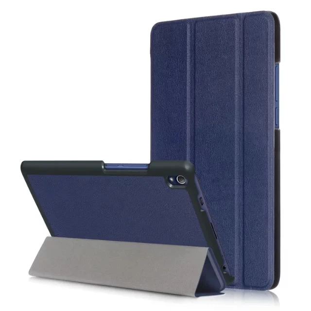 

Karst Ultra Slim Folio Tri-Fold Stand Leather Case Skin Cover For Lenovo Tab3 8 Plus TB-8703N TB-8703F P8 8" Tablet PC+Film+Pen