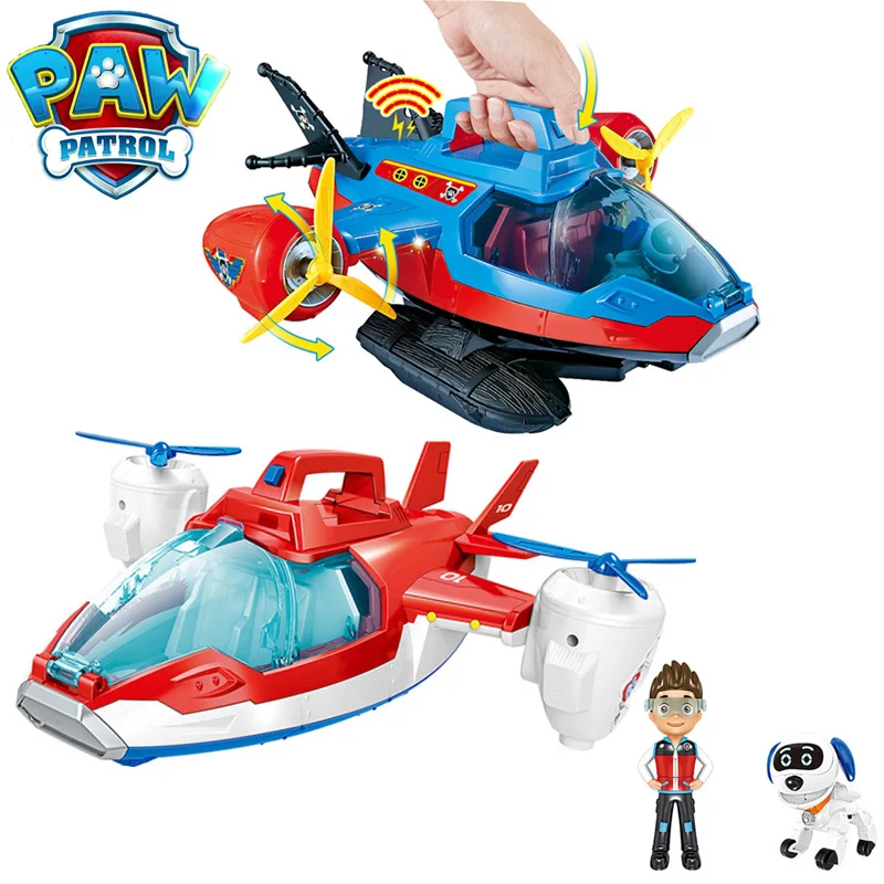 Paw Patrol dog Music Aircraft Deformation Speedboat Toys Patrulla Canina Robot dog Ryder Action PVC Figure Model Children's Toys
Paw Patrol dog Music Aircraft Deformation Speedboat Toys Patrulla Canina Robot dog Ryder Action PVC Figure Model Children's Toys