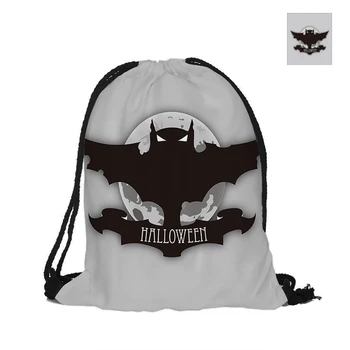 Happy Halloween Day Drawstring Backpack Black Bat Double Sided Printing Polyester Pouch Backpacks For Travel And School
Happy Halloween Day Drawstring Backpack Black Bat Double Sided Printing Polyester Pouch Backpacks For Travel And School