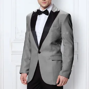 2017 Black Peak Lapel Business tuxedo jacket men Suits Blazer Jacket Wedding Suits For Men Grooms men Suit Gray Groom Tuxedos
2017 Black Peak Lapel Business tuxedo jacket men Suits Blazer Jacket Wedding Suits For Men Grooms men Suit Gray Groom Tuxedos